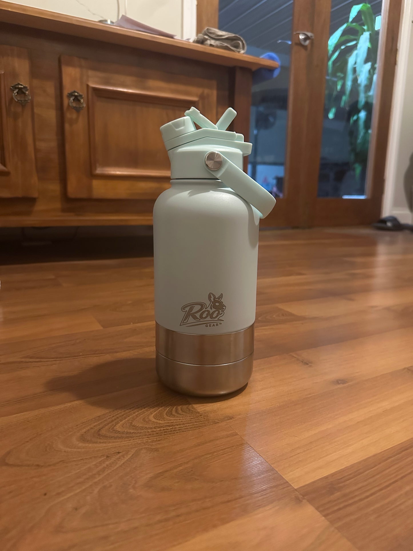Roo Pet Mate – 32oz Insulated Water Bottle & Pet Bowl Set