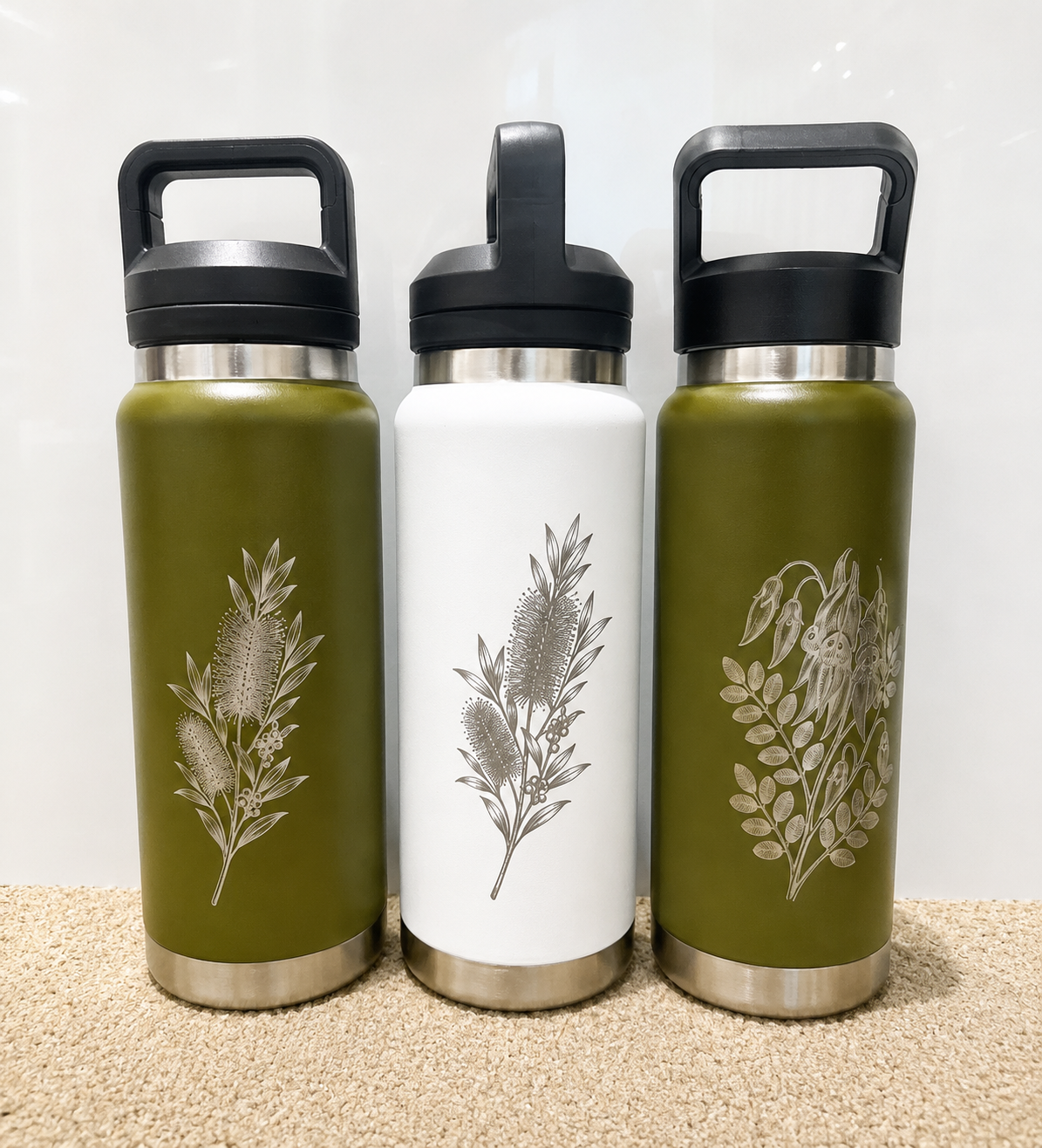 Roo Gear Custom 750ml Bottle – Australian Native Collection